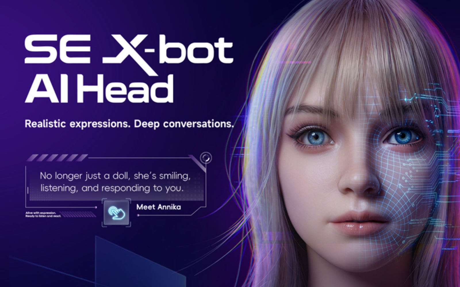 SE Doll Officially Launches the SE X-Bot AI Head