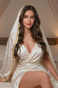 162cm/5ft4 J-cup Brunette Silicone Head Sex Doll - #125 Flesh
