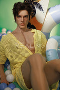 185cm/6ft1 Brunette Male Silicone Sex Doll - Chi Ao