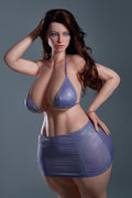 165cm/5ft5 J-Cup Pouty Lip Silicone Sex Doll - #478
