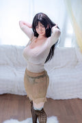 164cm/5ft5 I-Cup Cute Silicone Sex Doll - QianDao3 Natural