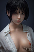 151cm/4ft11 A-cup Short Hair Silicone Sex Doll - NaNako