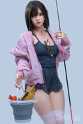 151cm/4ft11 A-cup Cute Fishing Girl Silicone Sex Doll - NaNako
