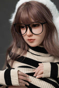 149cm/4ft11 D-Cup Cute Silicone Head Sex Doll - Erica