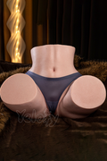 39cm/1ft3 European Silicone Butt Torso Sex Doll - YL-8