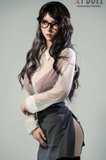 165cm/5ft5 E-cup Black Hair Silicone Sex Doll - Lucy