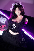 55cm/1ft10 G-Cup Cute Silicone Head Torso Sex Doll - ChuYue 2.0