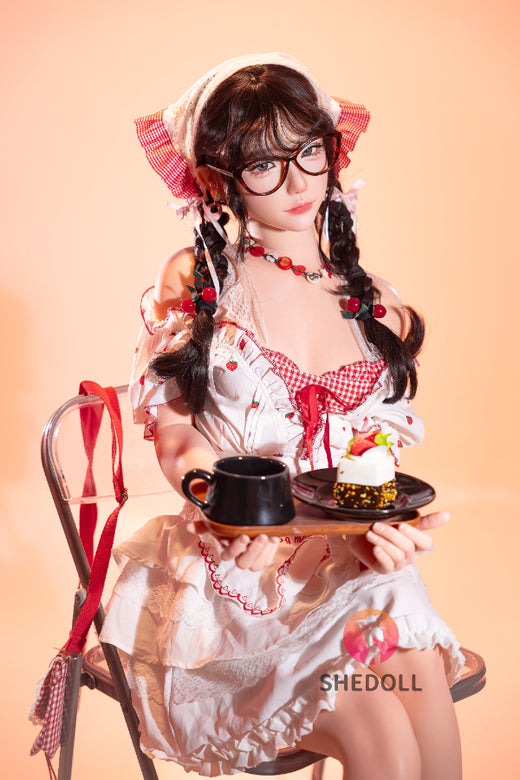 160cm/5ft3 C-cup Silicone Head Sex Doll - Chulin