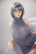 163cm/5ft4 H-cup Short Hair Silicone Head Love Doll - Achu
