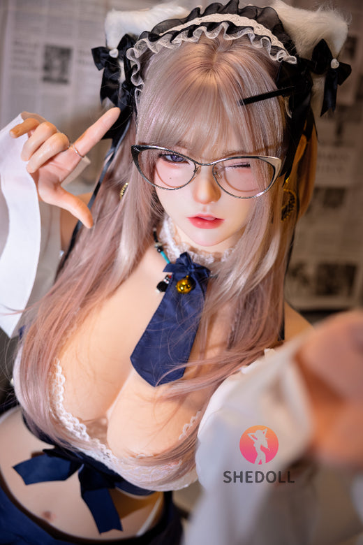168cm/5ft8 D-cup Cute Silicone Sex Doll - Jiangxiaowan
