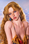 159cm/5ft3 H-cup Huge Breast Silicone Sex Doll - R22 Elia Natural