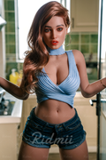 US In Stock - 164cm/5ft5 F-Cup Blonde Silicone Head Sex Doll - Ailish