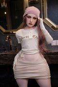 148cm/4ft10 A-cup Male-female With Built-in penis TPE Sex Doll - #S14