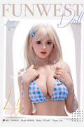 157cm/5ft2 G-Cup Cute Silicone Sex Doll (Optional Realistic Skin Texture) - #036SJ White