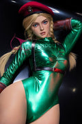 【Limited Imperfect Sale at Huge Savings】EU In Stock - 157cm/5ft2 C-cup Cosplay Street Fighter Killer Bee Cammy Anime STPE Sex Doll - #036 Lily