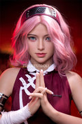 US In Stock - 159cm/5ft3 A-cup Cosplay Naruto Sakura Haruno Anime TPE Sex Doll - #038 Alice