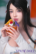 156cm/5ft1 C-Cup Cute Full Silicone Sex Doll - MengTing