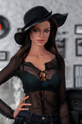 US In Stock - 170cm/5ft7 C-Cup Silicone Black Sex Doll - Scarlett ROS Wheat Skin