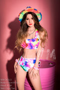 175cm/5ft9 B-cup  Curly Hair Cute TPE Sex Doll with #413 Head