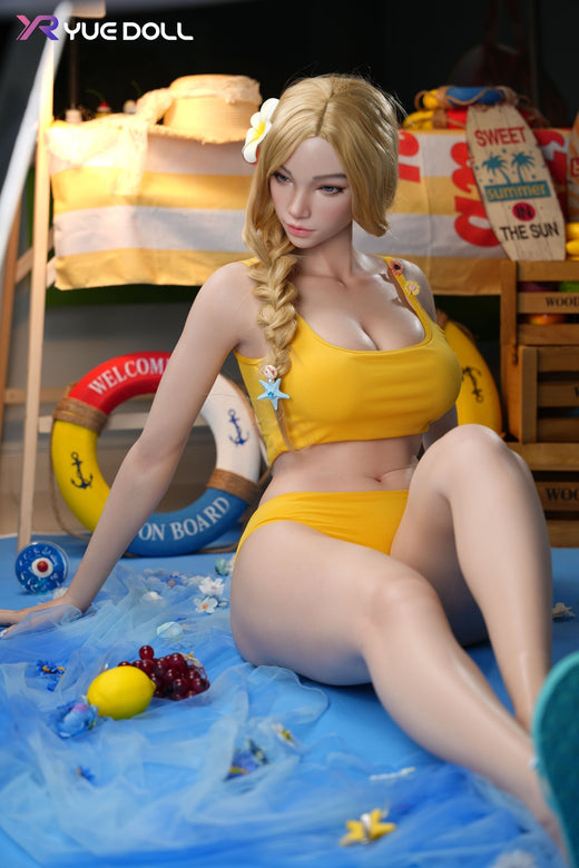 172cm/5ft8 G-Cup Cute Real Skin Texture Silicone Sex Doll - QinLi