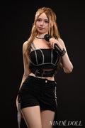 163cm/5ft4 E-Cup Full Silicone Blonde Sex Doll - Meng Sha