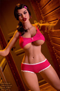 156cm/5ft1 H-Cup Thick Lip TPE Sex Doll with #360 Head