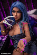 155cm/5ft1 F-cup Big Breast Game Cosplay LOL Evelynn Anime Sex Doll - #026 Lexie