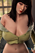160cm/5ft3 F-cup Big Breast Silicone Sex Doll with #11 Head